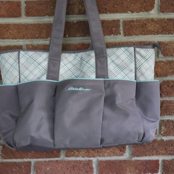 Eddie Bauer Diaper Bag * Lots of Pockets * EUC - Picture 2 of 11